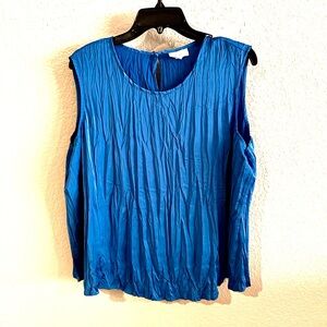 Gorgeous j Jill blue top